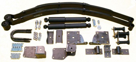 48-56 Ford Parallel Leaf Rear Kit w/Shocks